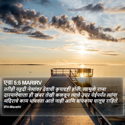 एज्रा 5:5 MARIRV Bible Verse Image