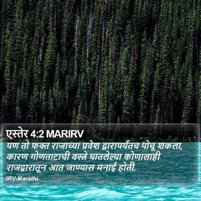 एस्तेर 4:2 MARIRV Bible Verse Image
