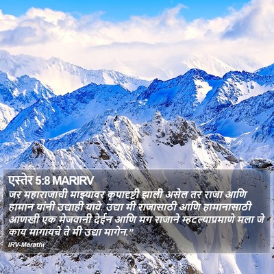 एस्तेर 5:8 MARIRV Bible Verse Image