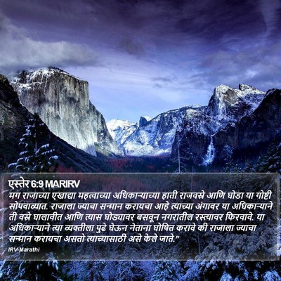 एस्तेर 6:9 MARIRV Bible Verse Image