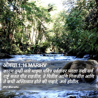 ओबद्या 1:16 MARIRV Bible Verse Image