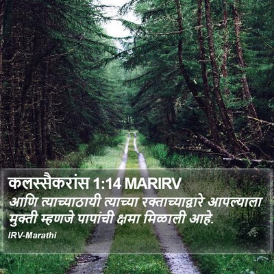 कलस्सैकरांस 1:14 MARIRV Bible Verse Image