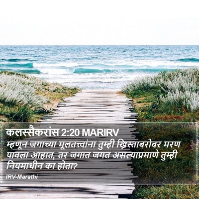 कलस्सैकरांस 2:20 MARIRV Bible Verse Image