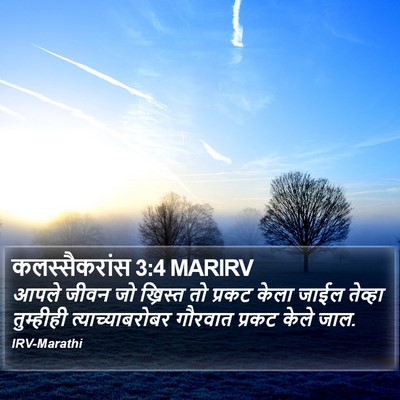 कलस्सैकरांस 3:4 MARIRV Bible Verse Image