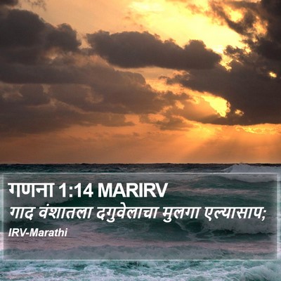 गणना 1:14 MARIRV Bible Verse Image