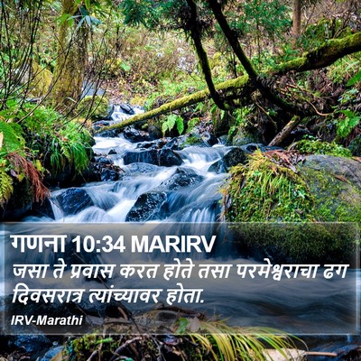 गणना 10:34 MARIRV Bible Verse Image
