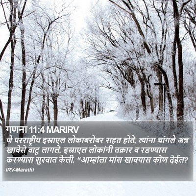 गणना 11:4 MARIRV Bible Verse Image