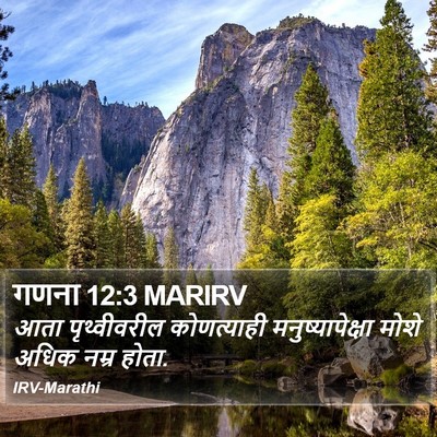 गणना 12:3 MARIRV Bible Verse Image