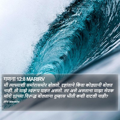 गणना 12:8 MARIRV Bible Verse Image