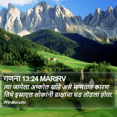 गणना 13:24 MARIRV Bible Verse Image