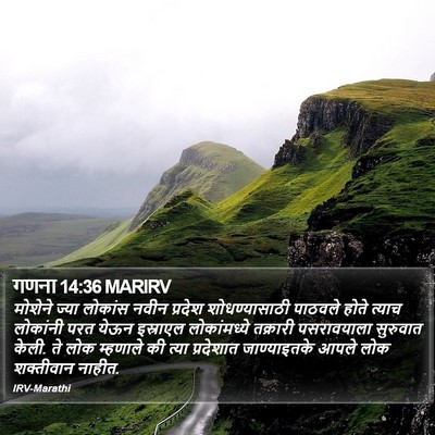 गणना 14:36 MARIRV Bible Verse Image