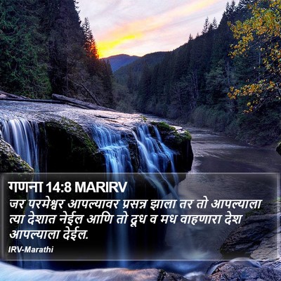 गणना 14:8 MARIRV Bible Verse Image