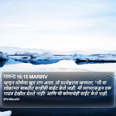 गणना 16:15 MARIRV Bible Verse Image