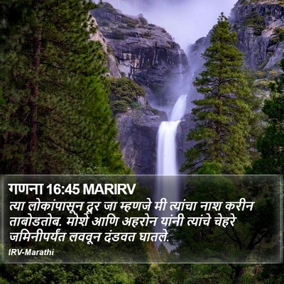 गणना 16:45 MARIRV Bible Verse Image