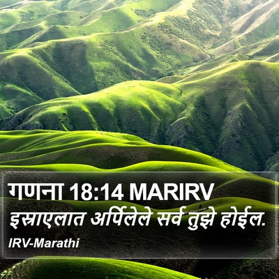 गणना 18:14 MARIRV Bible Verse Image