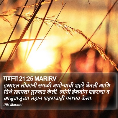 गणना 21:25 MARIRV Bible Verse Image
