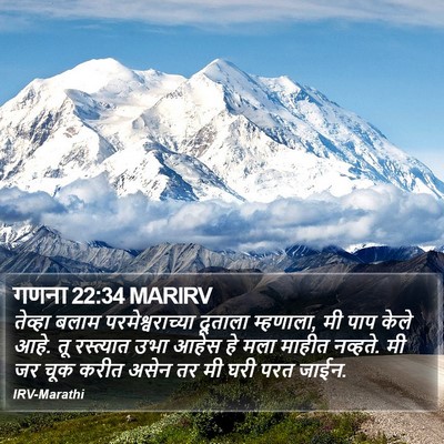गणना 22:34 MARIRV Bible Verse Image