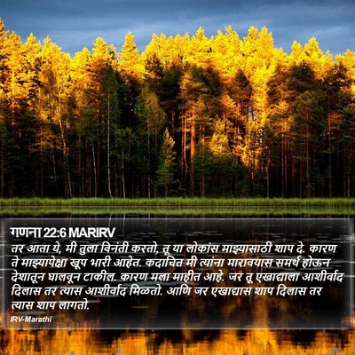 गणना 22:6 MARIRV Bible Verse Image