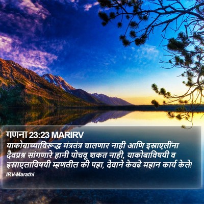 गणना 23:23 MARIRV Bible Verse Image