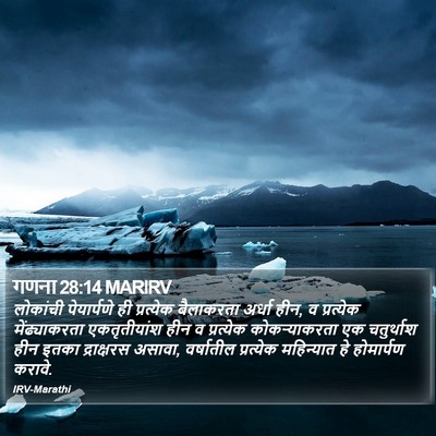 गणना 28:14 MARIRV Bible Verse Image