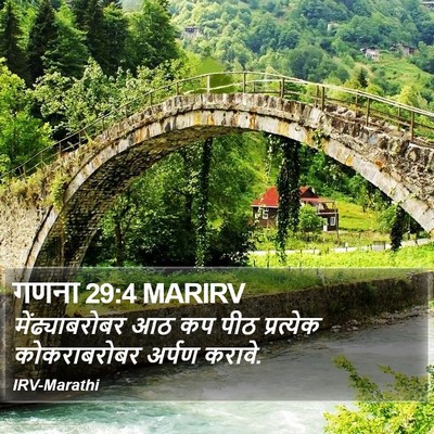 गणना 29:4 MARIRV Bible Verse Image