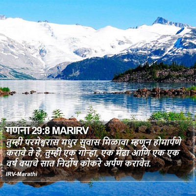 गणना 29:8 MARIRV Bible Verse Image