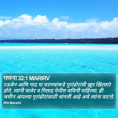 गणना 32:1 MARIRV Bible Verse Image