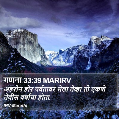 गणना 33:39 MARIRV Bible Verse Image