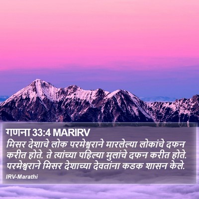 गणना 33:4 MARIRV Bible Verse Image