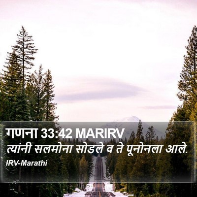 गणना 33:42 MARIRV Bible Verse Image