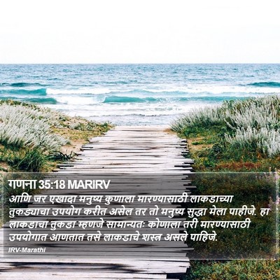 गणना 35:18 MARIRV Bible Verse Image