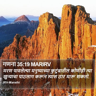 गणना 35:19 MARIRV Bible Verse Image