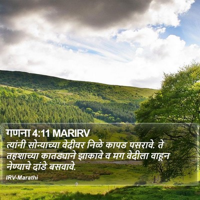 गणना 4:11 MARIRV Bible Verse Image