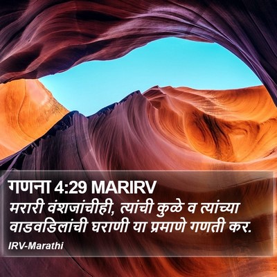 गणना 4:29 MARIRV Bible Verse Image