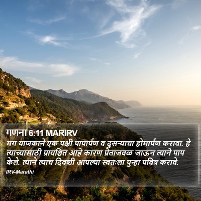 गणना 6:11 MARIRV Bible Verse Image