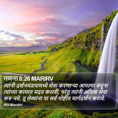 गणना 8:26 MARIRV Bible Verse Image