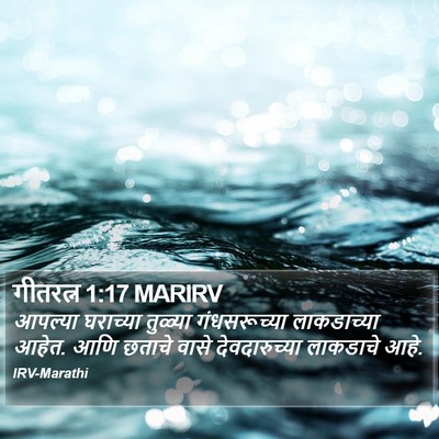 गीतरत्न 1:17 MARIRV Bible Verse Image