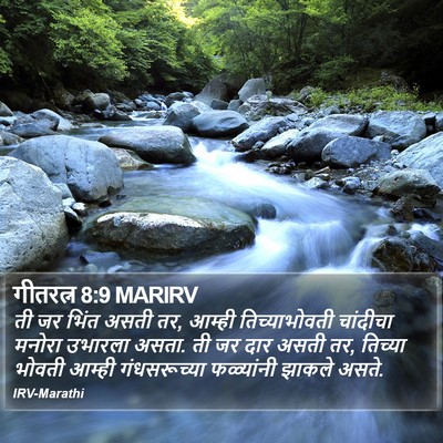 गीतरत्न 8:9 MARIRV Bible Verse Image