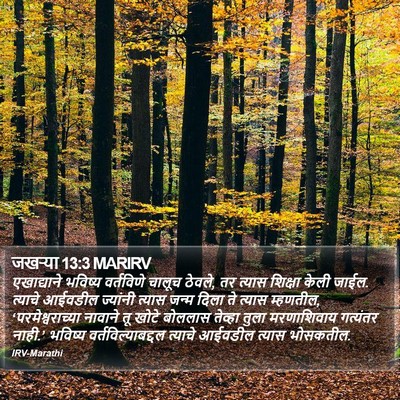 जखऱ्या 13:3 MARIRV Bible Verse Image