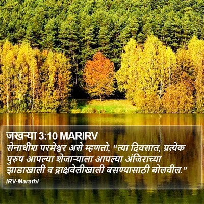 जखऱ्या 3:10 MARIRV Bible Verse Image