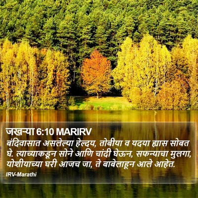 जखऱ्या 6:10 MARIRV Bible Verse Image