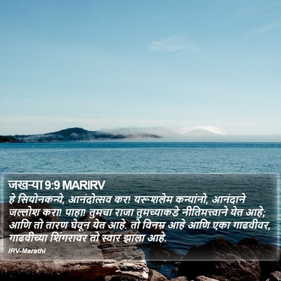 जखऱ्या 9:9 MARIRV Bible Verse Image