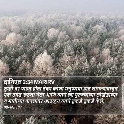 दानिएल 2:34 MARIRV Bible Verse Image