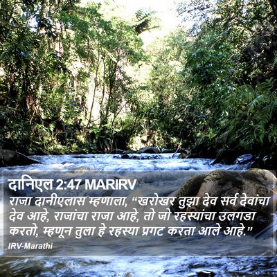 दानिएल 2:47 MARIRV Bible Verse Image