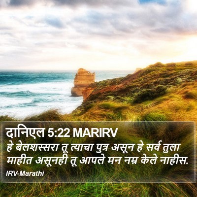 दानिएल 5:22 MARIRV Bible Verse Image