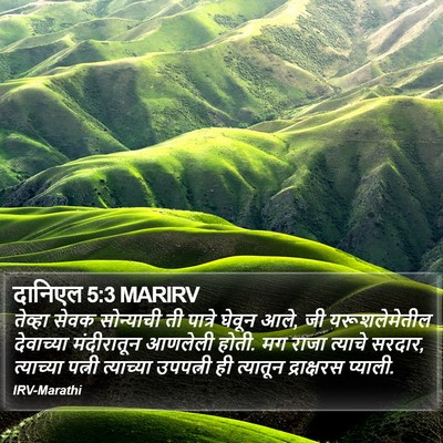 दानिएल 5:3 MARIRV Bible Verse Image