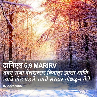 दानिएल 5:9 MARIRV Bible Verse Image