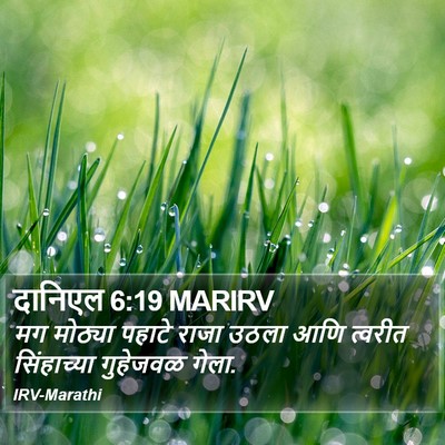 दानिएल 6:19 MARIRV Bible Verse Image