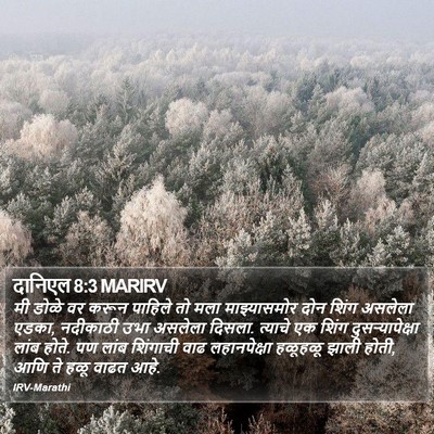 दानिएल 8:3 MARIRV Bible Verse Image
