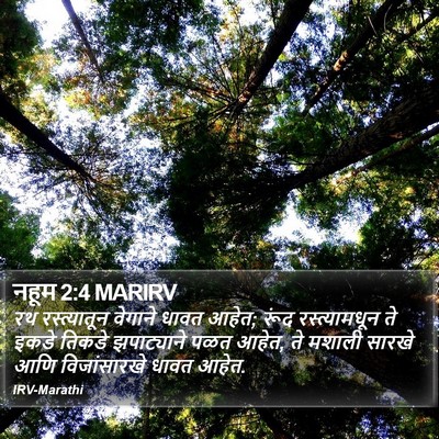 नहूम 2:4 MARIRV Bible Verse Image